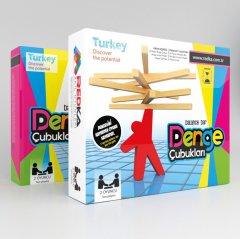 Denge Oyunu Çubukları (Ahşap-Eğitici)