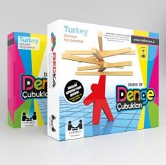 Denge Oyunu Çubukları (Ahşap-Eğitici)