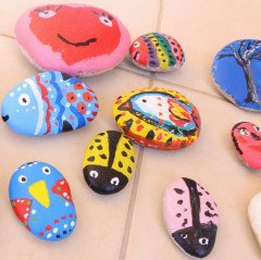 Taş Boyama SETİ (Sanat Etkinliği Boyama Taşları)