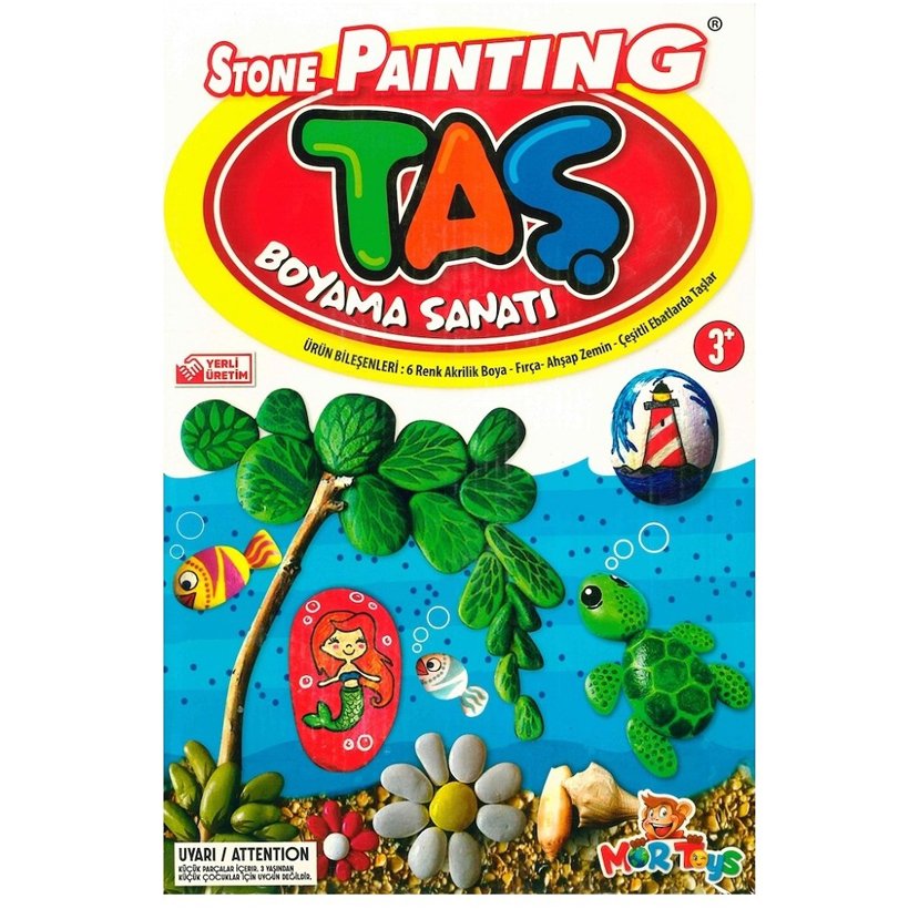 Taş Boyama SETİ (Sanat Etkinliği Boyama Taşları)