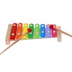 Ahşap Ksilofon Renkli (8 Notalı) Orff Aletleri