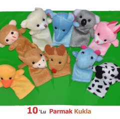 Parmak Kuklası 10'Lu (Hayvanlar İlgi Merkezi)