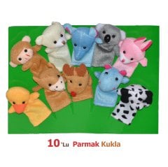 Parmak Kuklası 10'Lu (Hayvanlar İlgi Merkezi)