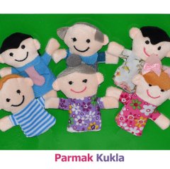 Aile Parmak Kukla (Öğrenme Merkezi) İnsan