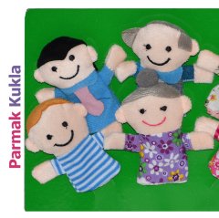 Aile Parmak Kukla (Öğrenme Merkezi) İnsan