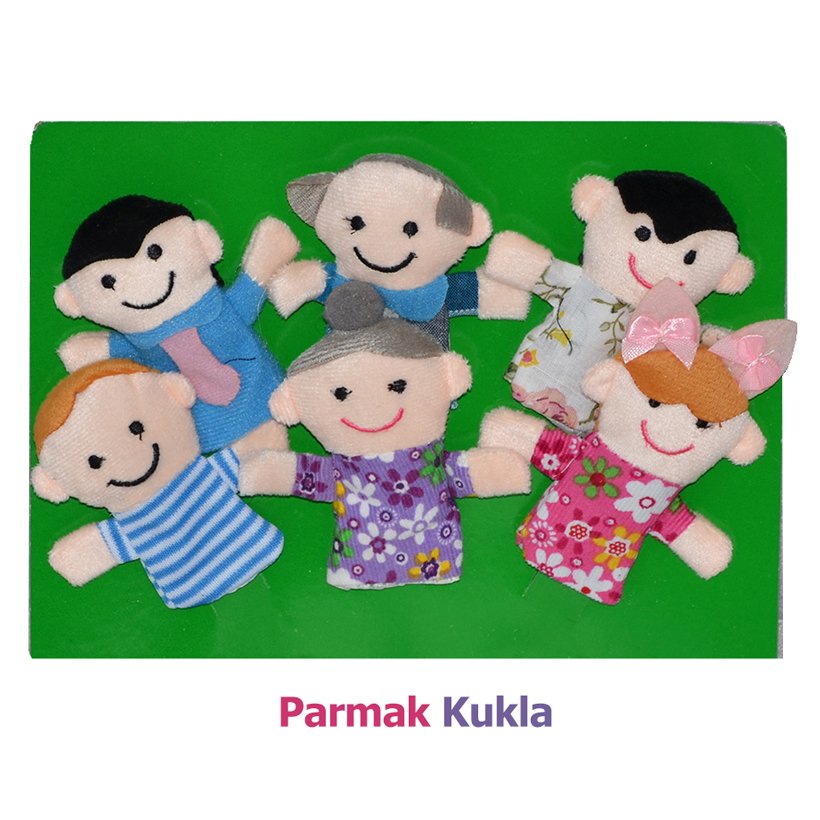 Aile Parmak Kukla (Öğrenme Merkezi) İnsan