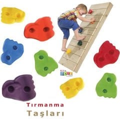 Tırmanma Taşları (Tırtıklı) Plastik Tırmanış Taşı (Tutamak)