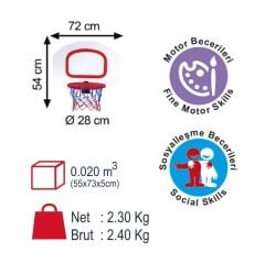 Duvar Basketbol Potası (Plastik-Spor)