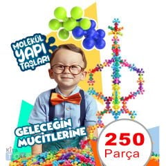 Kar Tanesi Molekül Yapı Taşları 250 Parça (Atom Parçaları)