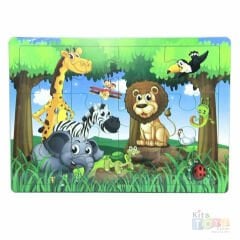 Ahşap Puzzle Çeşitleri 12 Parça (Anaokulu Çocuk Oyuncakları)