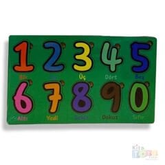 Rakamlar Puzzle  (Ahşap Sayılar) 10 Parça