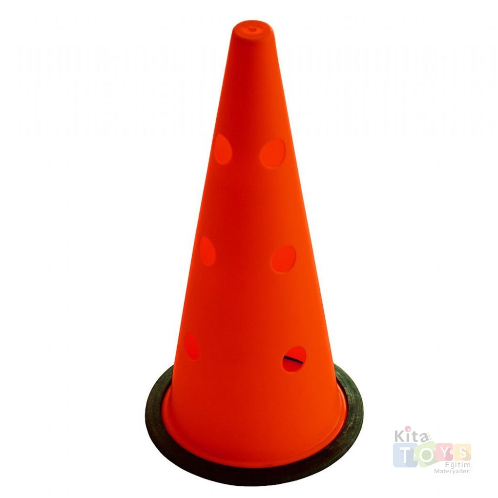 Antrenman Hunisi 40 cm Delikli (Büyük Boy) Spor Malzemeleri Duba Kırmızı