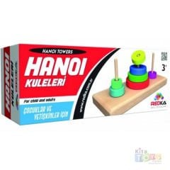 Hanoi Kulesi (Ahşap Zeka ve Strateji Oyunu) Redka 5209
