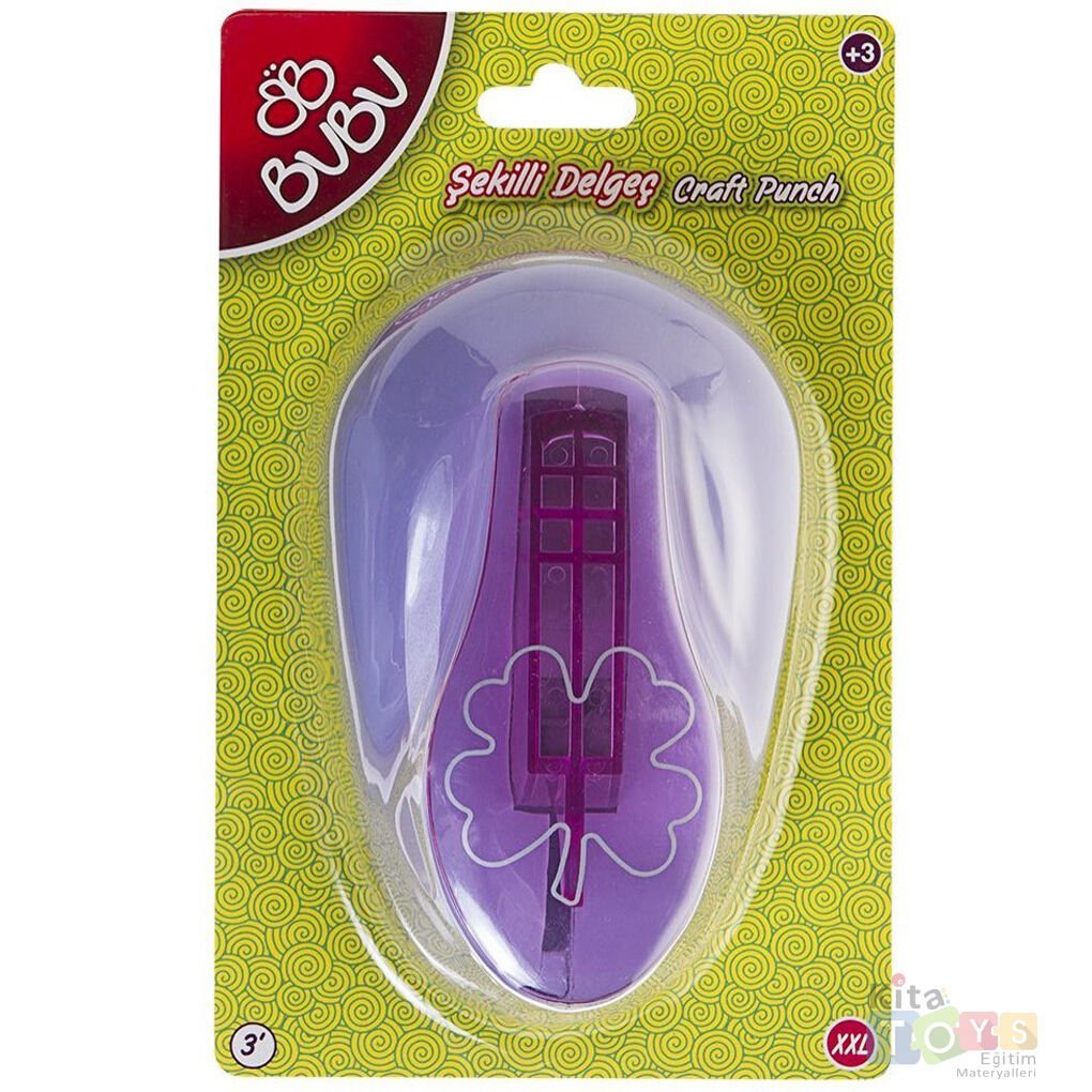 Şekilli Delgeç 7,62 cm MEGA Boy (YONCA) 3 İNÇ Şekilgeç Eva-Karton