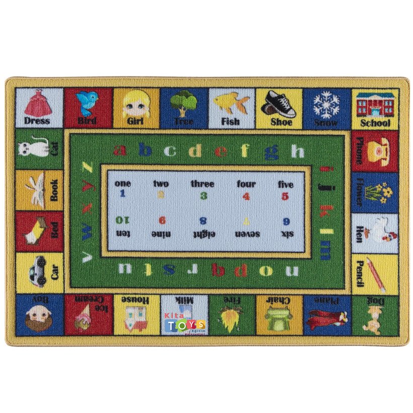 Primary 300x400 Yeşil Bukle Oyun Halısı