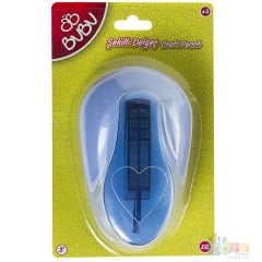 Şekilgeç 7,62 cm MEGA Boy (KALP) Şekilli Delgeç Eva-Karton