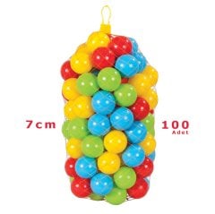 7 cm 100 Lü Çocuk Oyun Havuzu Topları