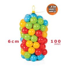 6 cm 100 Lü Oyun Havuz Topları