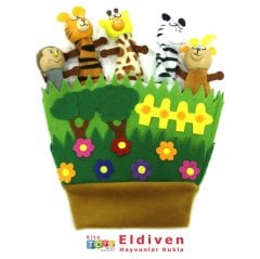 Eldiven Parmak Kuklası Hayvanlar