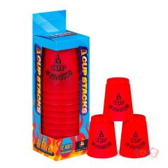 Orijinal Cup Stacks 12'Li Bardak (Hızlı Bardaklar Oyunu) Ritim Bardağı