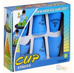Orijinal Cup Stacks 12'Li Bardak (Hızlı Bardaklar Oyunu) Ritim Bardağı