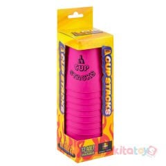 Orijinal Cup Stacks 12'Li Bardak (Hızlı Bardaklar Oyunu) Ritim Bardağı