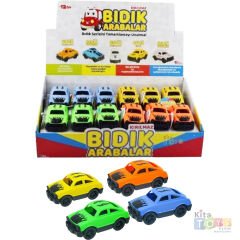 Kırılmaz ALEVLİ Arabalar 12'Li Kutu (Bıdık Araçlar) Yk-011
