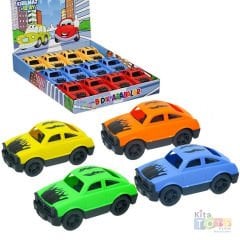 Kırılmaz ALEVLİ Arabalar 12'Li Kutu (Bıdık Araçlar) Yk-011