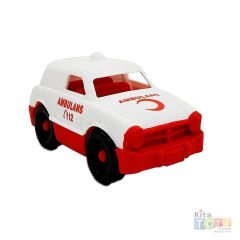 Kırılmaz Ambulans Polis Taxi Arabalar 12'Li Kutu (Meslekler Bıdık Araçlar) Yk-007