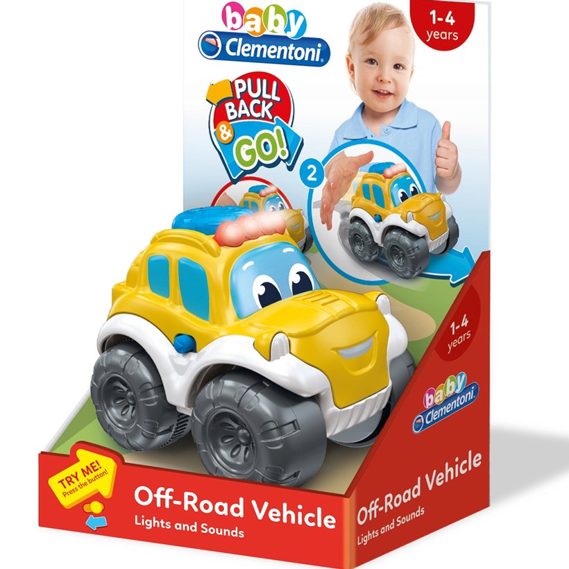 Arazi Aracı Clementoni 17178 Oyuncak Araba Sarı