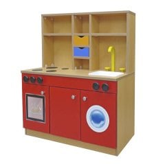 Ahşap Mutfak Oyun Merkezi 90x35x100