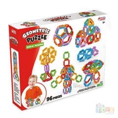 Geometrik Puzzle 96 Parça (03896) Eğitici Taraklı Oyuncak Lego