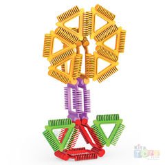 Geometrik Puzzle 96 Parça (03896) Eğitici Taraklı Oyuncak Lego