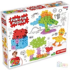 Fun-Fun Puzzle 192 Parça (Eğlence Dolu Eğitici Oyuncak Lego) 03906