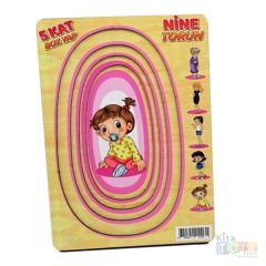 Kat Kat Nine Torun Puzzle 5 Kat (Ahşap Yap Boz) Oyuncak