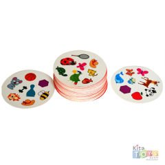 Path Path Oyunu (Büyük Hesaplaşma) Kartları (Eşleştirme Dobble) Redka