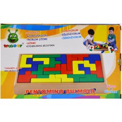 Pentomino Ahşap Puzzle (Eğitici Bulmaca) Penta