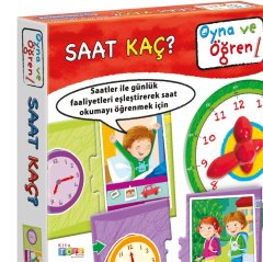 Saat Kaç Öğretme Kartları İlkokul-Anaokulu
