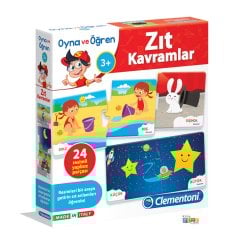 Zıt Kavramları Öğretme Kartları Anaokulu-Kreş