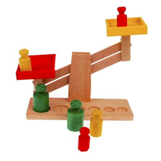 Ahşap Terazi (Oyuncak Tartı)