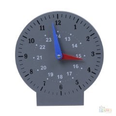 Saat Öğretimi Materyali (Büyük Boy) Plastik Eğitim Saati