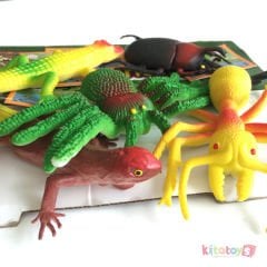 Soft Sürüngen Hayvanlar Seti 5'Li YUMUŞAK (Oyuncak)