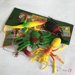 Soft Sürüngen Hayvanlar Seti 5'Li YUMUŞAK (Oyuncak)