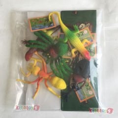 Soft Sürüngen Hayvanlar Seti 5'Li YUMUŞAK (Oyuncak)