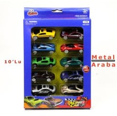 Metal  10 Lu Araba Seti 1:72 Vardem