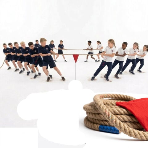 Halat Çekme Oyunu Halatı 13 Metre (Atlama İpi Çekişme Halatı) 11 mm Kalınlık