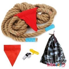 Halat Çekme Oyunu Halatı 13 Metre (Atlama İpi Çekişme Halatı) 12 mm Kalınlık