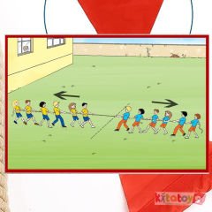 Halat Çekme Oyunu Halatı 10 Metre (Atlama İpi Çekişme Halatı) 12 mm Kalınlık