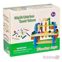 Küçük Ustanın Tamir Takımı (Ahşap Oyuncak Masası Seti) Wooden Toys