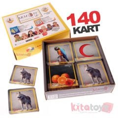 Memory Up 140 Kart Hafıza ve Eşleştirme Seti (Aklında Tut Oyunu) Eşini Bul
